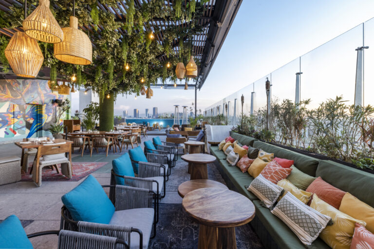 rooftop restaurant of Andaz Mexico City Condesa